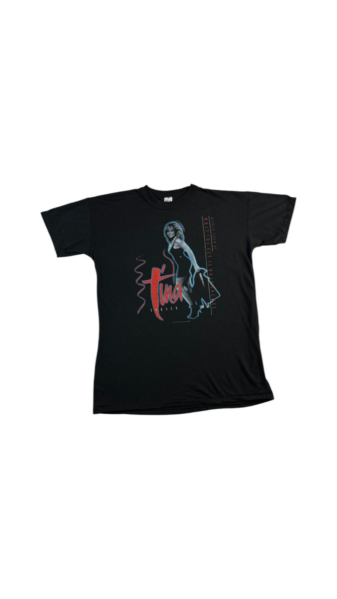 Vintage Rare! Vintage Tourshirt 1987 Tina Turner "Break ev Size US L / EU 52-54 / 3 - 1 Thumbnail