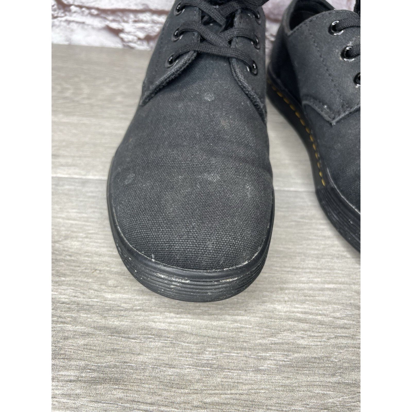 Dr. Martens Doc Dr. Martens SantAnita Black Airwair Casual Lace Up Shoes Size US 6 / IT 36 - 8 Thumbnail