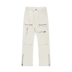 VIBE custom zipper punk jeans Size US 30 / EU 46 - 7 Thumbnail