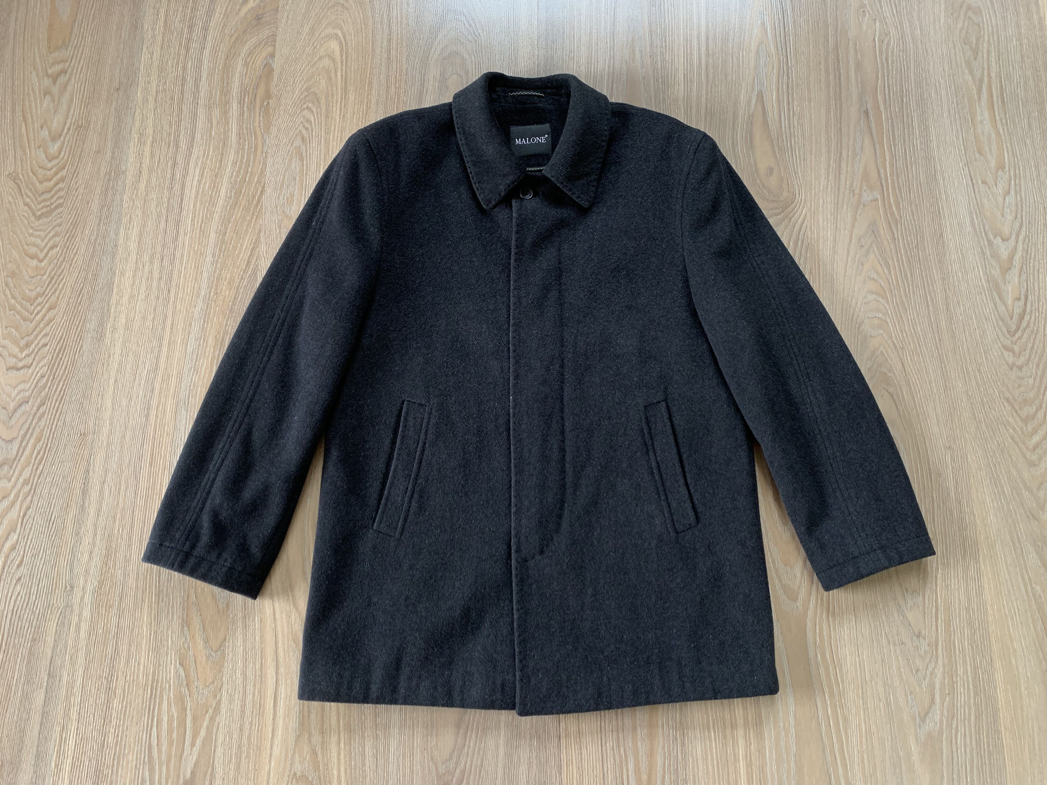 Japanese Brand × Vintage Malone Vintage Wool Cashmere Coat Size US M / EU 48-50 / 2 - 2 Thumbnail
