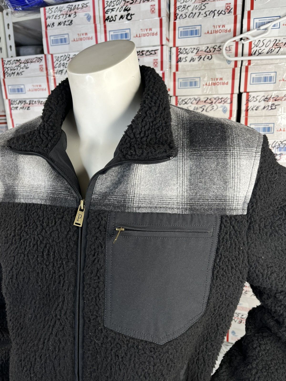 Pendleton Pendleton Livingston Men Sz L Fleece Full Zip Wool Jacket Size US L / EU 52-54 / 3 - 3 Thumbnail