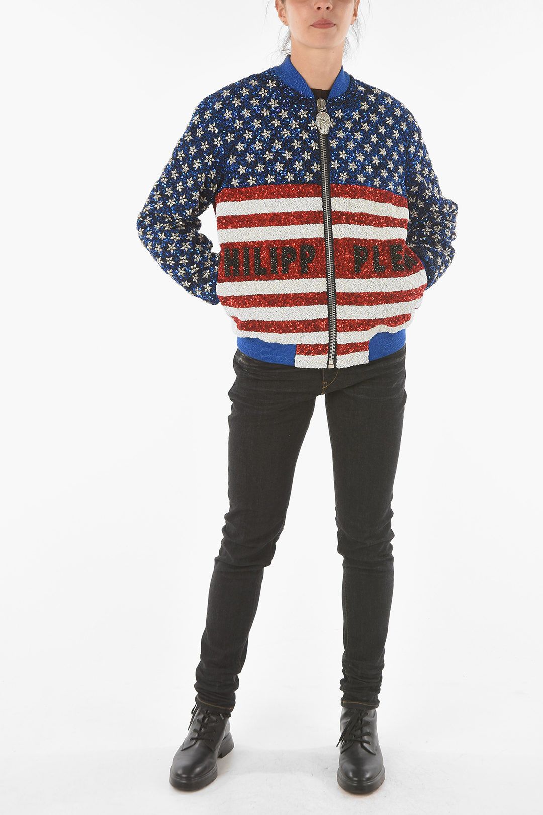og1mm0324 Bomber Jackets in Blue