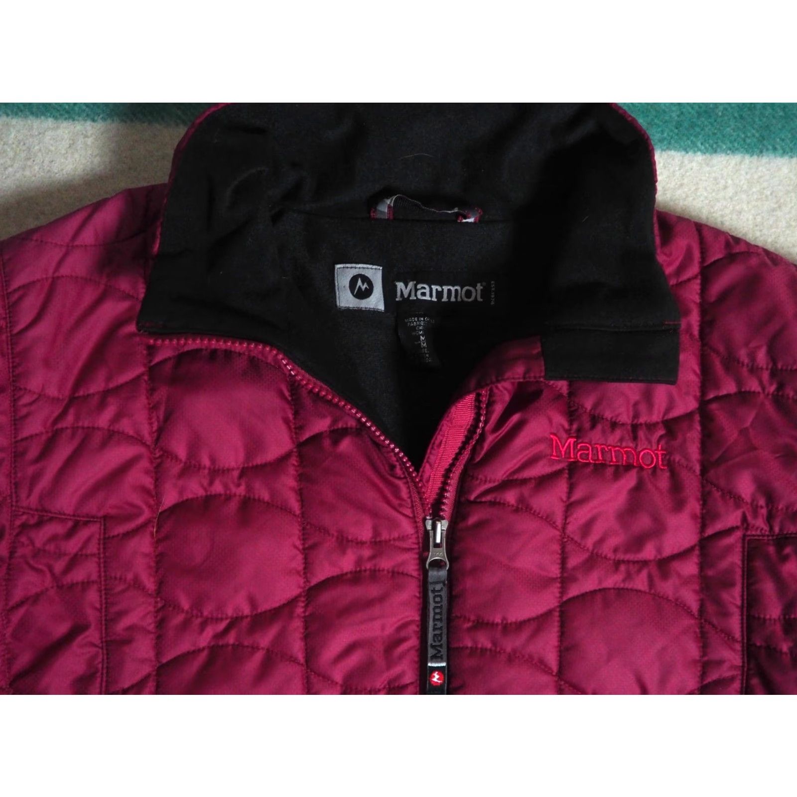 Marmot VTG Marmot Pink Zip Outdoor Puffer Jacket Womens M Size M / US 6-8 / IT 42-44 - 2 Thumbnail