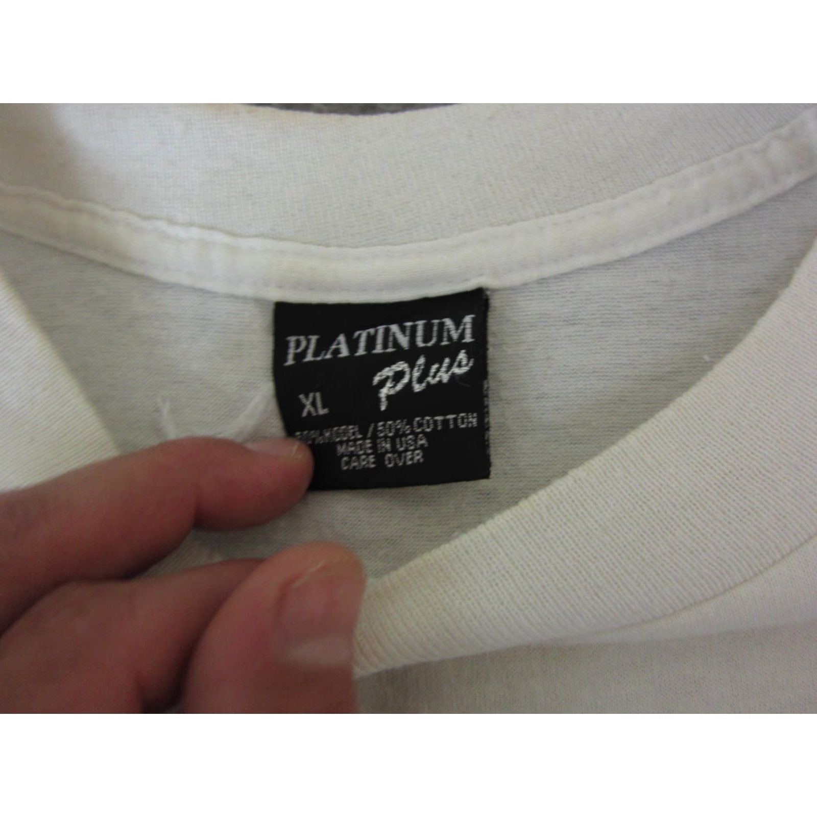 Vintage VINTAGE Oceans Eleven Shirt Adult XL White Mens Size US XL / EU 56 / 4 - 7 Thumbnail