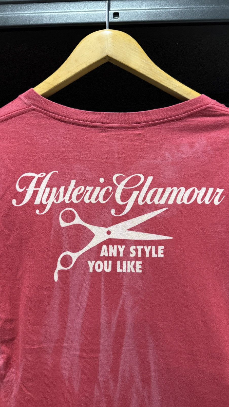 Hysteric Glamour Vintage Hysteric Glamour Beuty Salon Sun Faded V Net Tee Size US L / EU 52-54 / 3 - 11 Thumbnail
