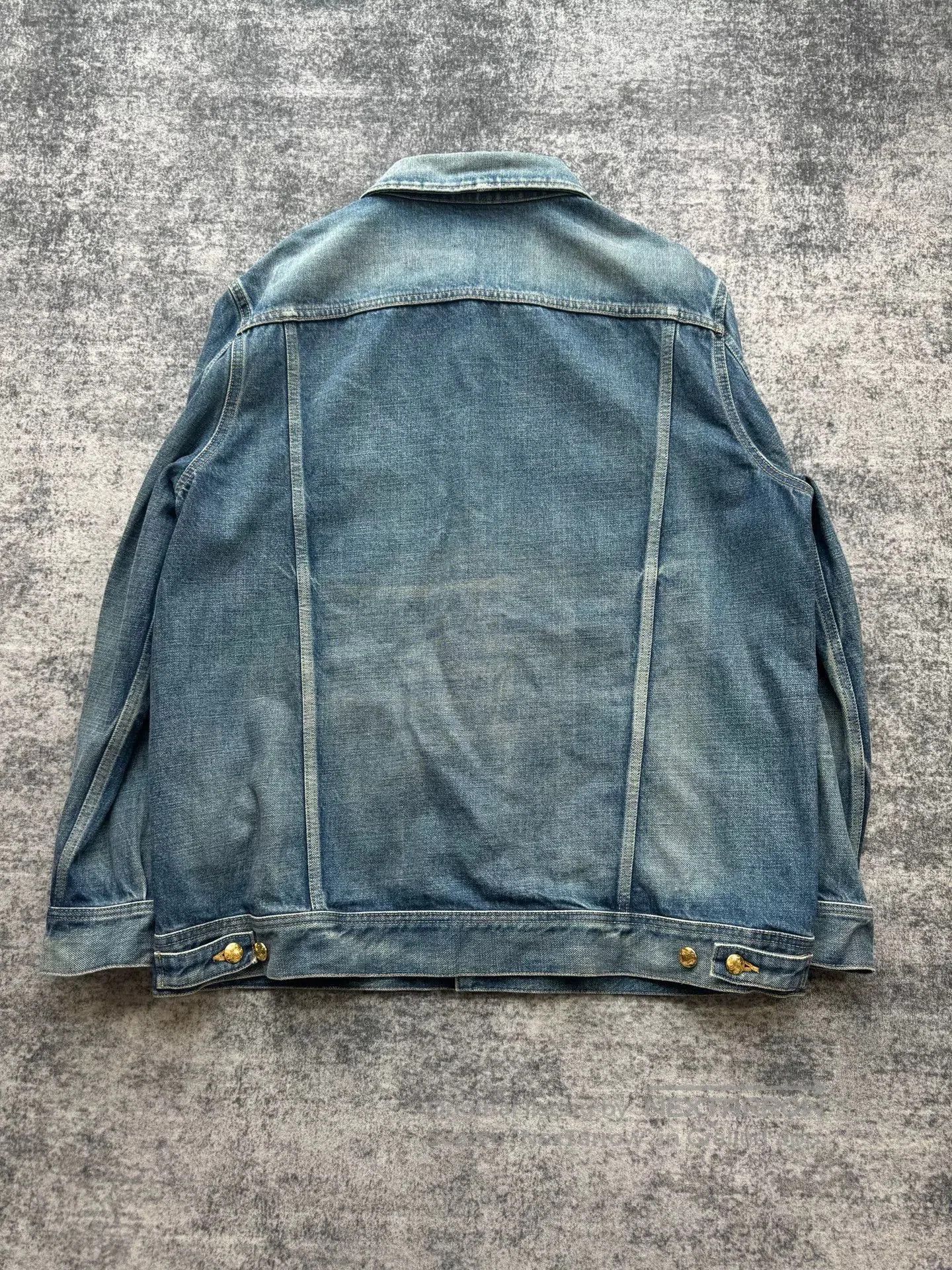 Celine celine denim jacket with gold buttons. Size US L / EU 52-54 / 3 - 2 Thumbnail