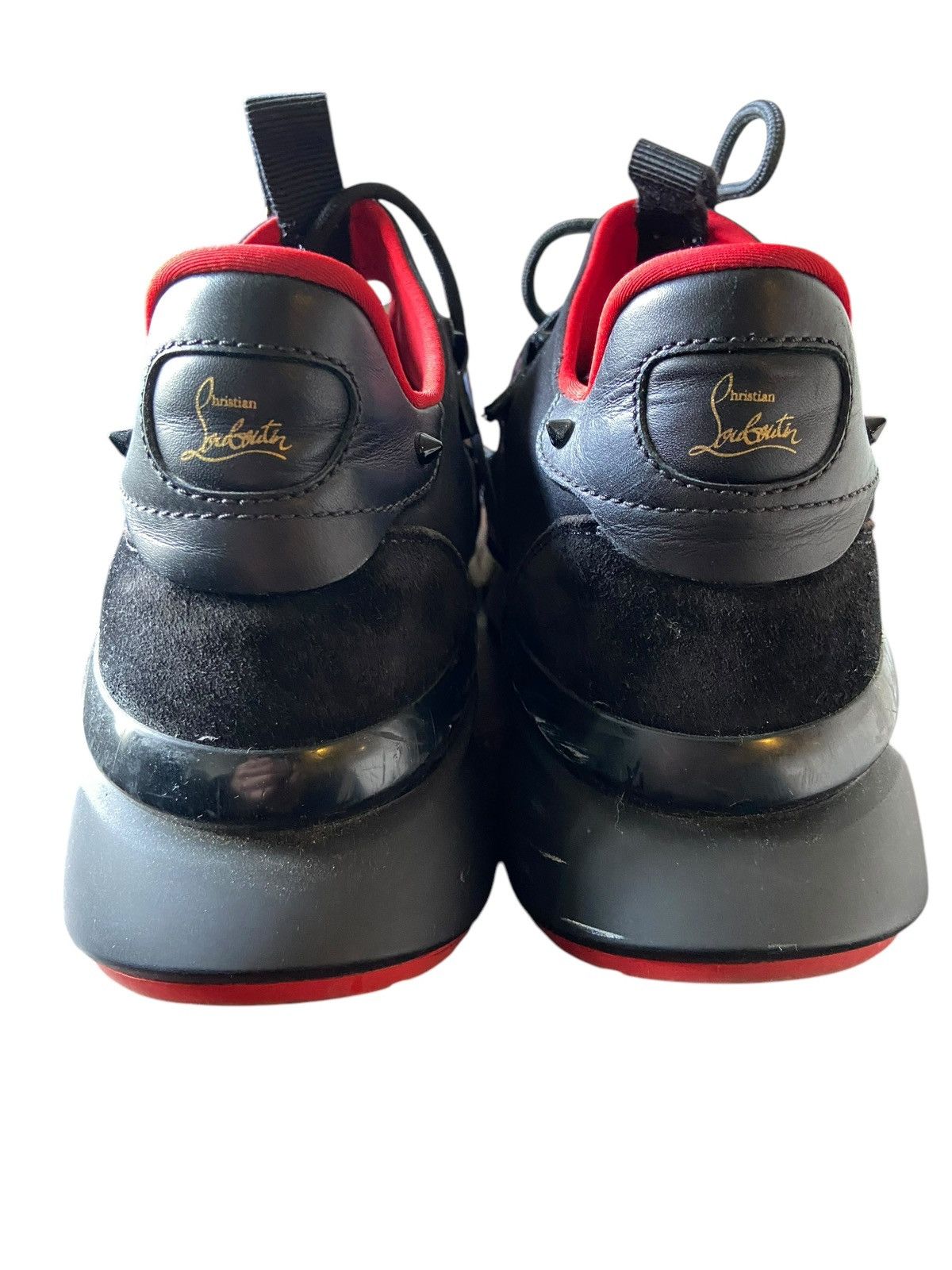 Christian Louboutin Christian Louboutin Red Runner Neoprene Sneakers Size US 10 / EU 43 - 6 Thumbnail