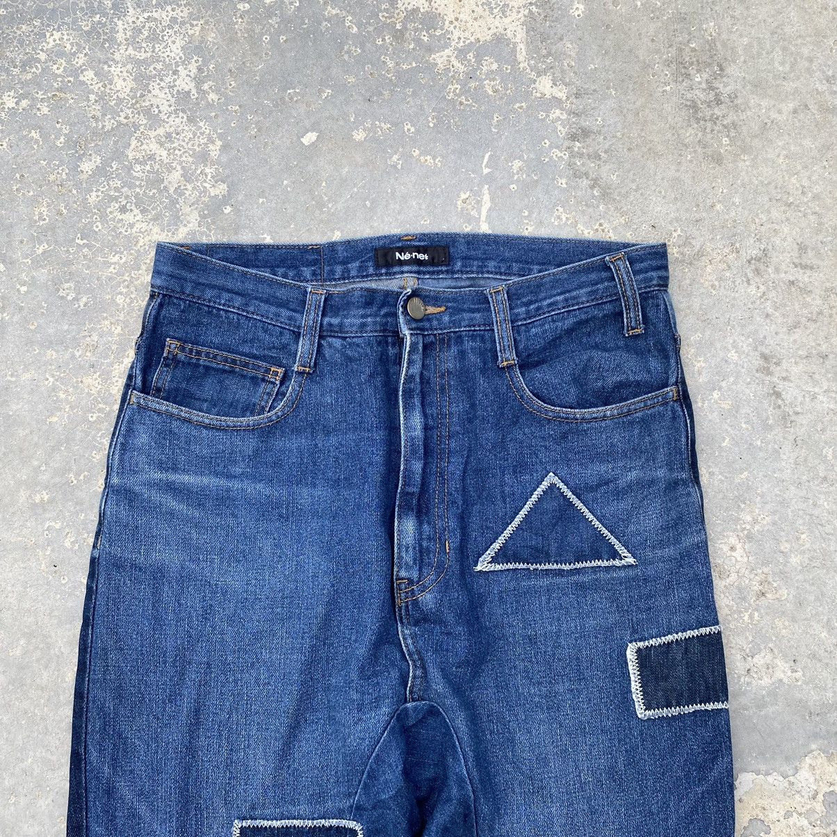 Issey Miyake × Japanese Brand × Ne-Net vintage ne-net patchwork jeans Size US 31 - 4 Thumbnail