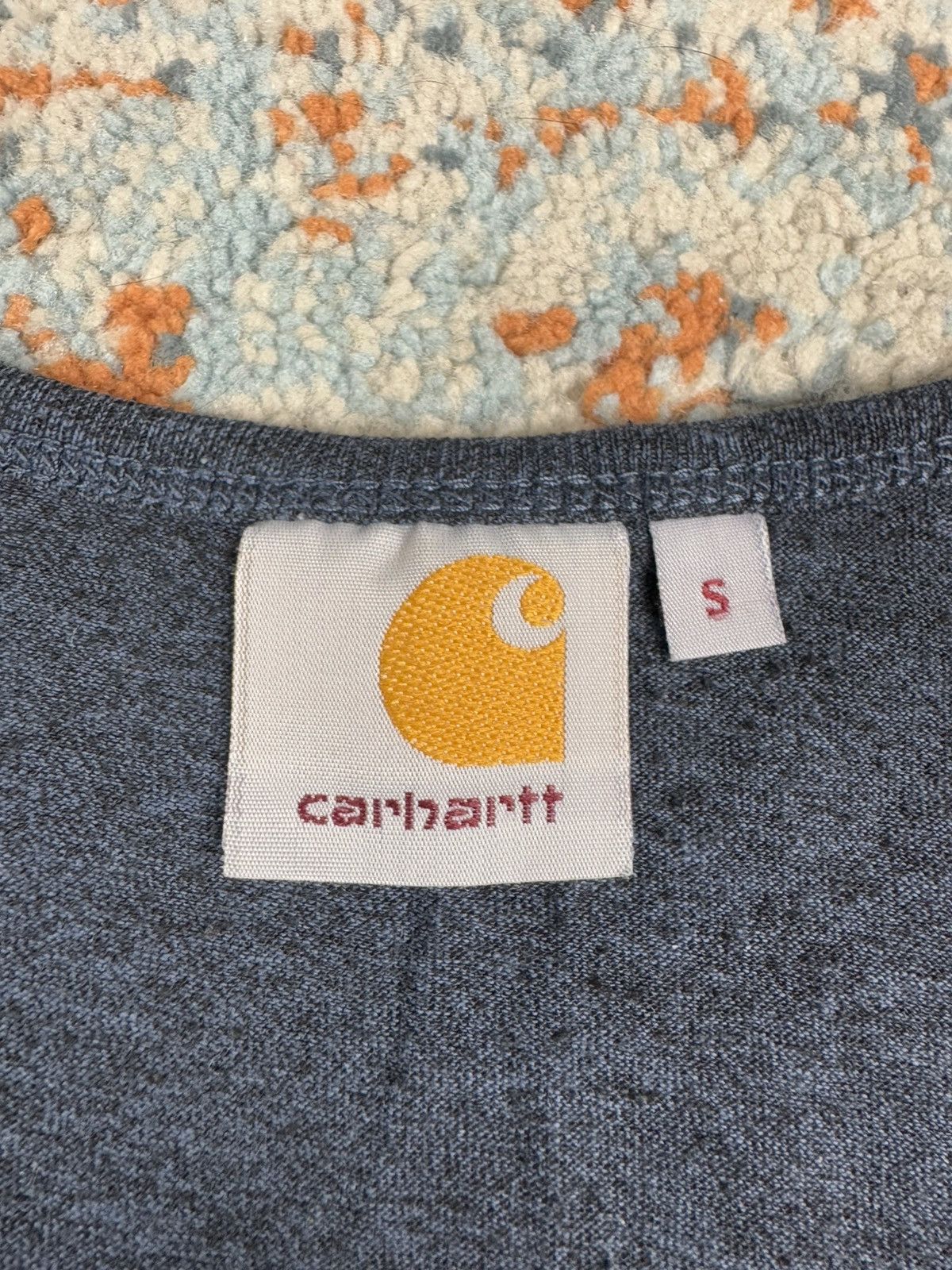 Carhartt × Vintage Vintage y2k Carhartt melange dark blue tank top sleeveless Size US S / EU 44-46 / 1 - 7 Thumbnail