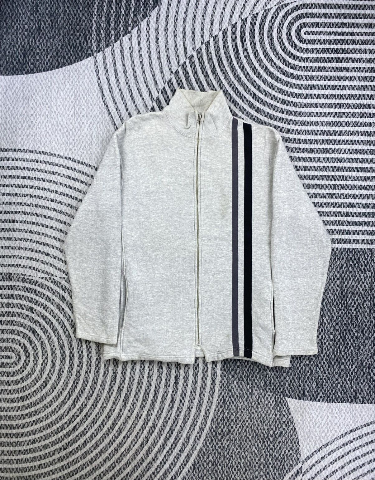 Full Count & Co. Vintage Full Count Fullzip Track Sweater Jacket Size US M / EU 48-50 / 2 - 1 Thumbnail