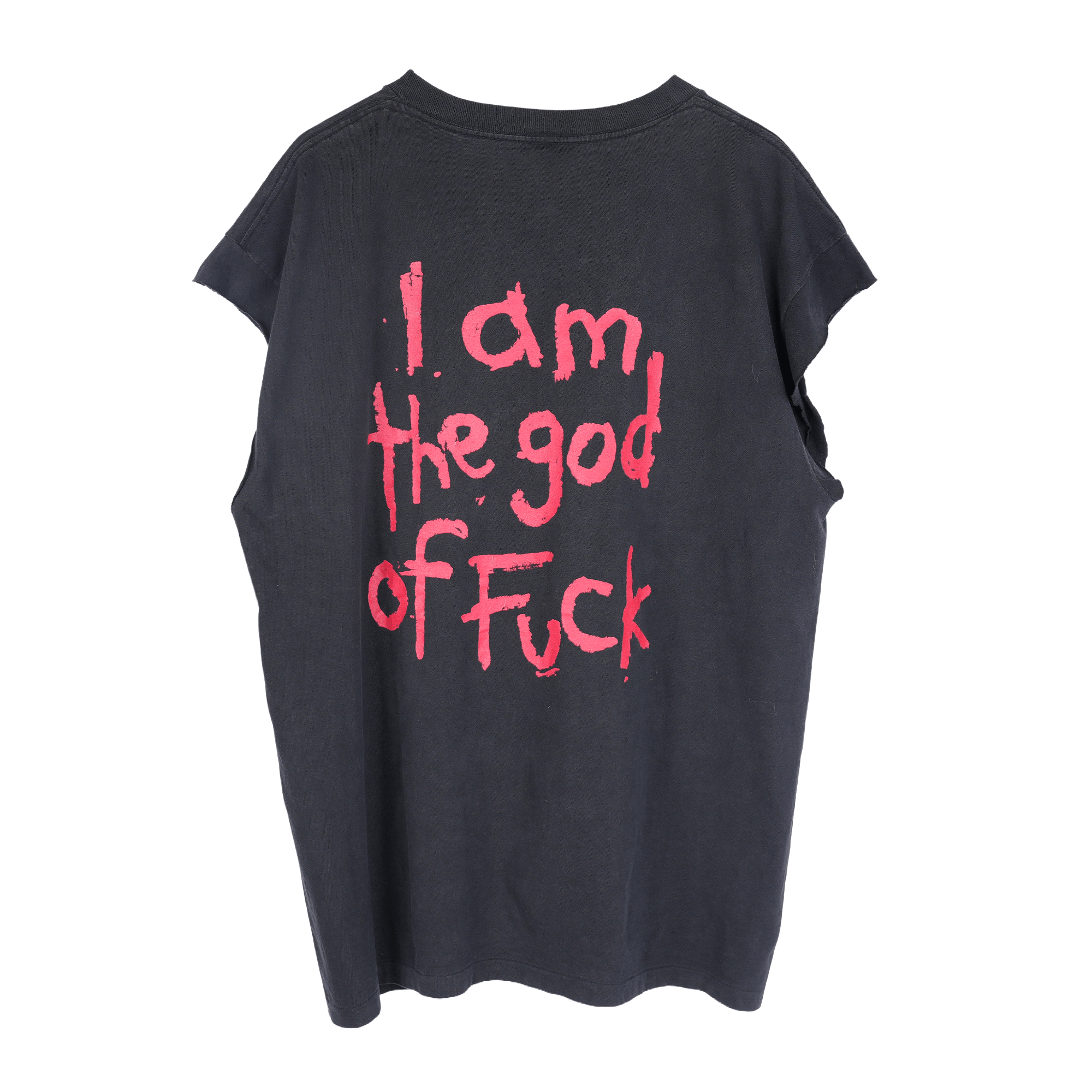 Vintage VINTAGE 1994 MARILYN MANSON ‘I AM THE GOD OF FUCK’ CUT OFF B Size US XL / EU 56 / 4 - 2 Thumbnail