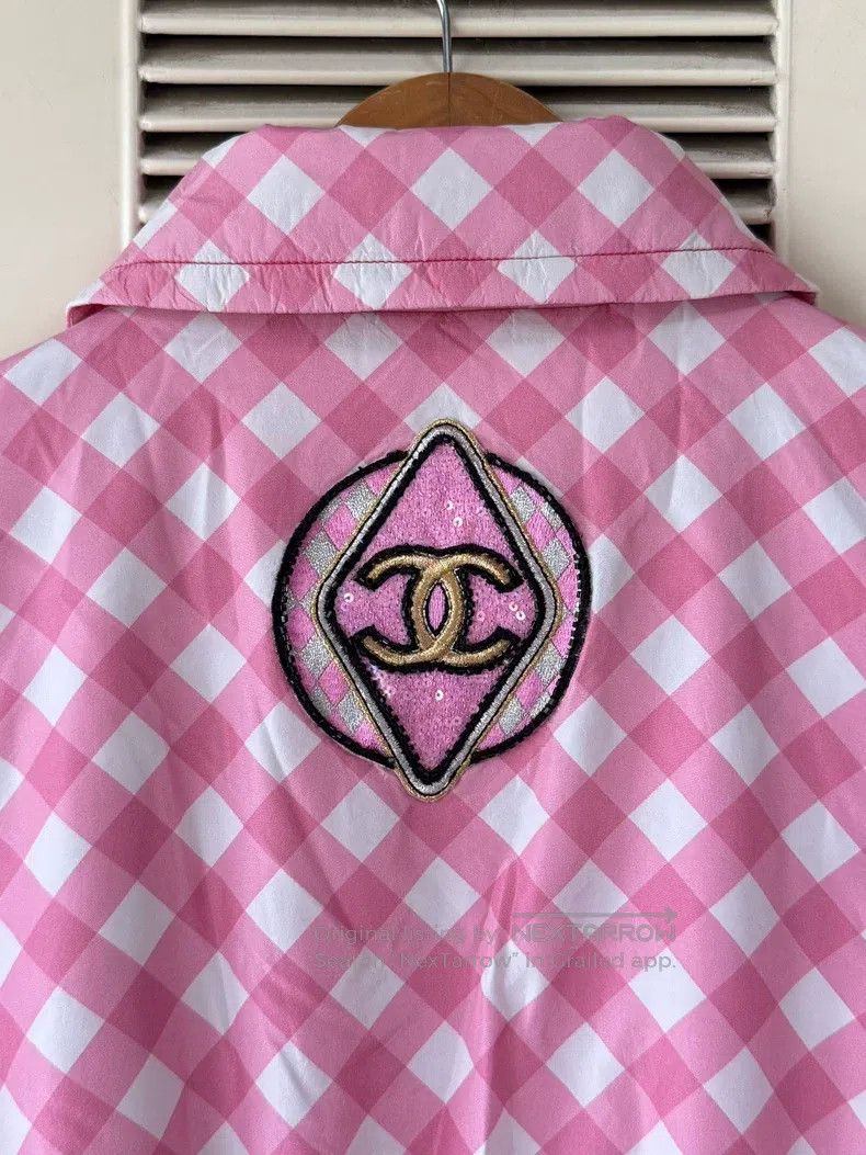 Chanel Chanel 23C pink plaid jacket Size S / US 4 / IT 40 - 5 Thumbnail