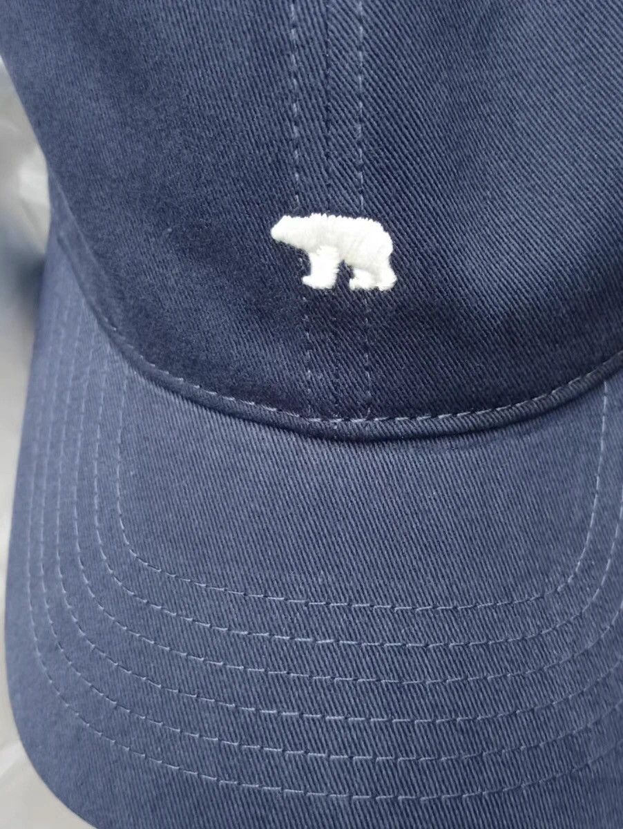 Japanese Brand Y2k retro polar bear embroidery cap hat Size ONE SIZE - 5 Thumbnail