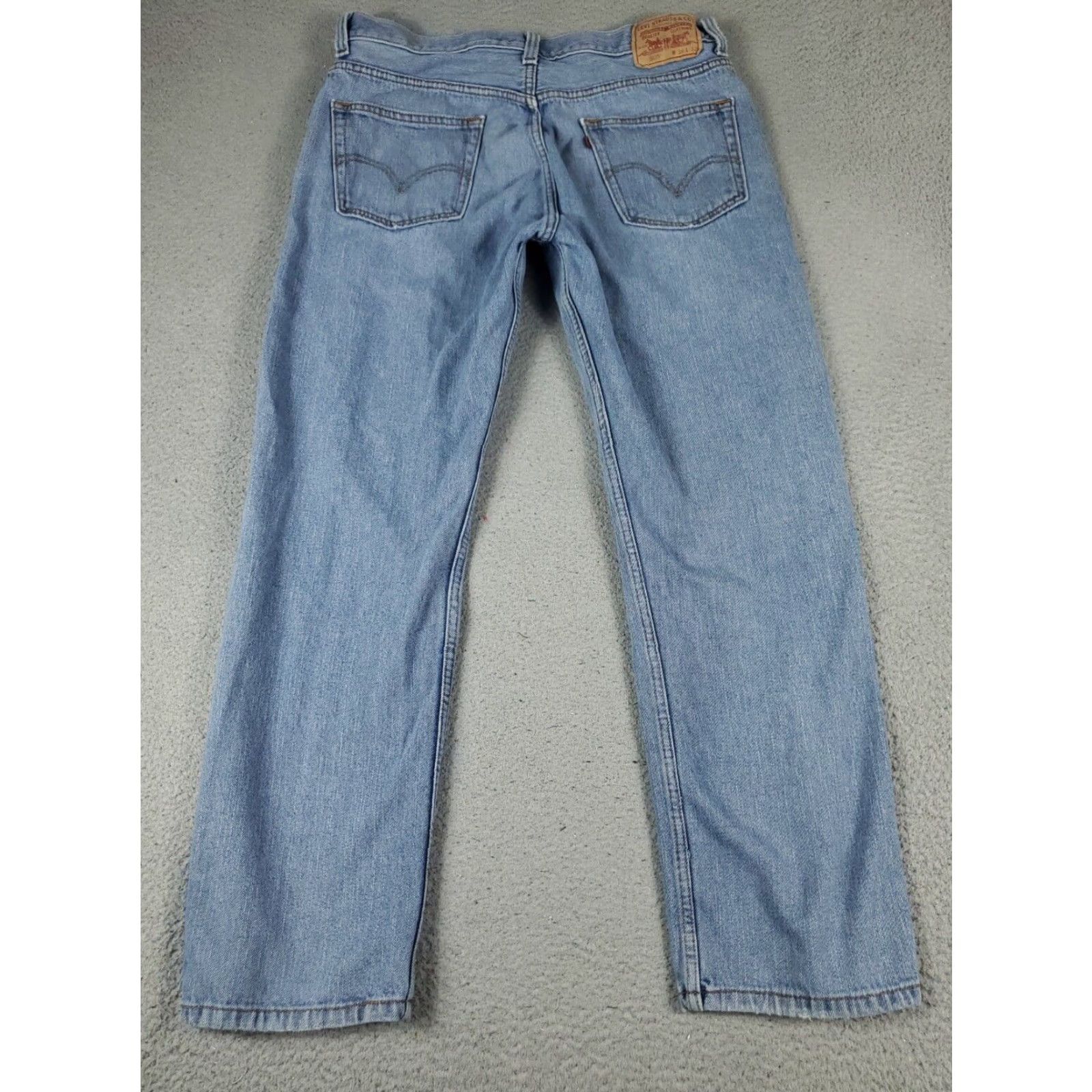Levi's Levis 505 Mens 36x30 Extra Large XL Blue Casual Straight Leg Denim Pants Size US 36 / EU 52 - 7 Thumbnail
