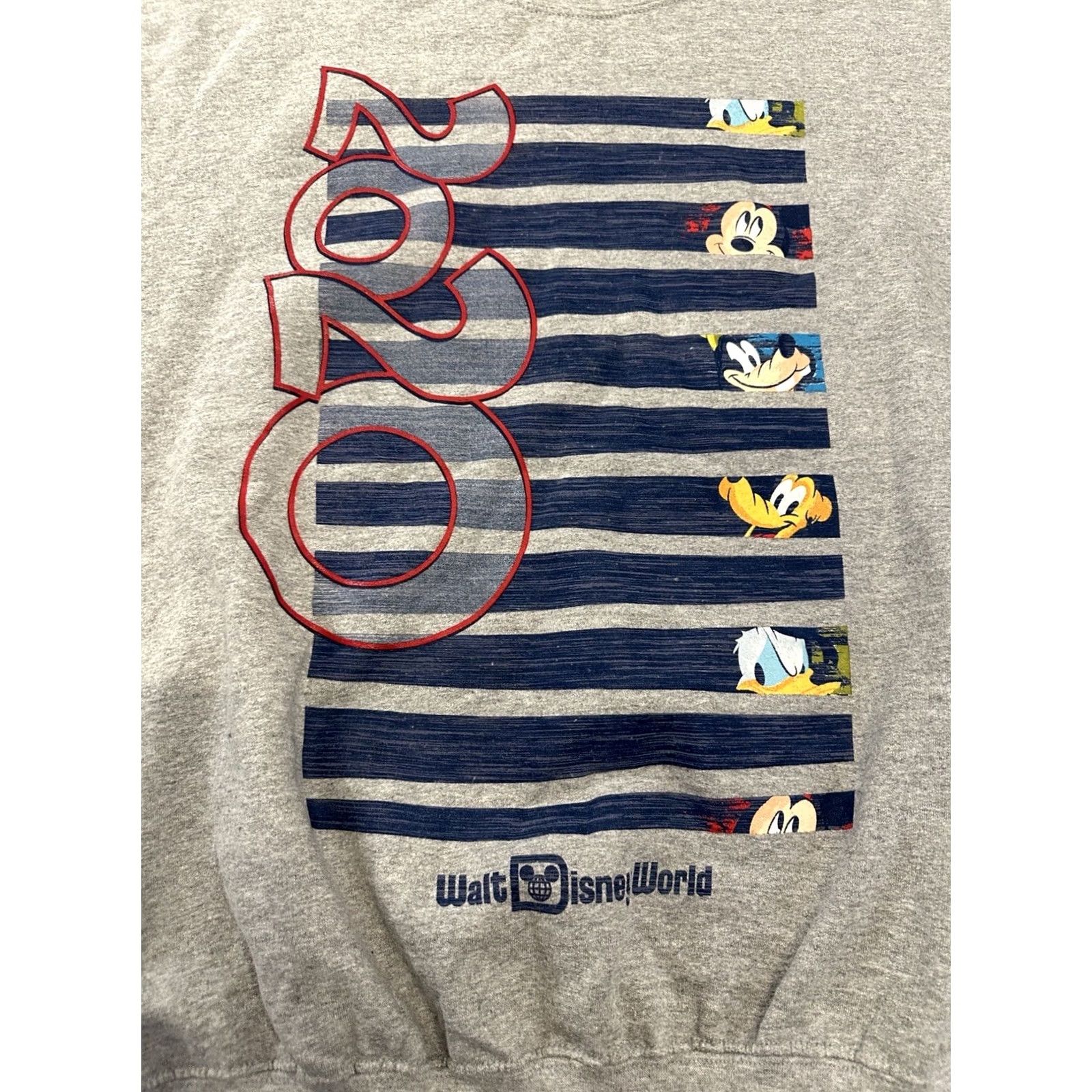 Disney Disney World 2020 Crewneck Sweatshirt Gray 3XL Mens Size US XXL / EU 58 / 5 - 2 Thumbnail