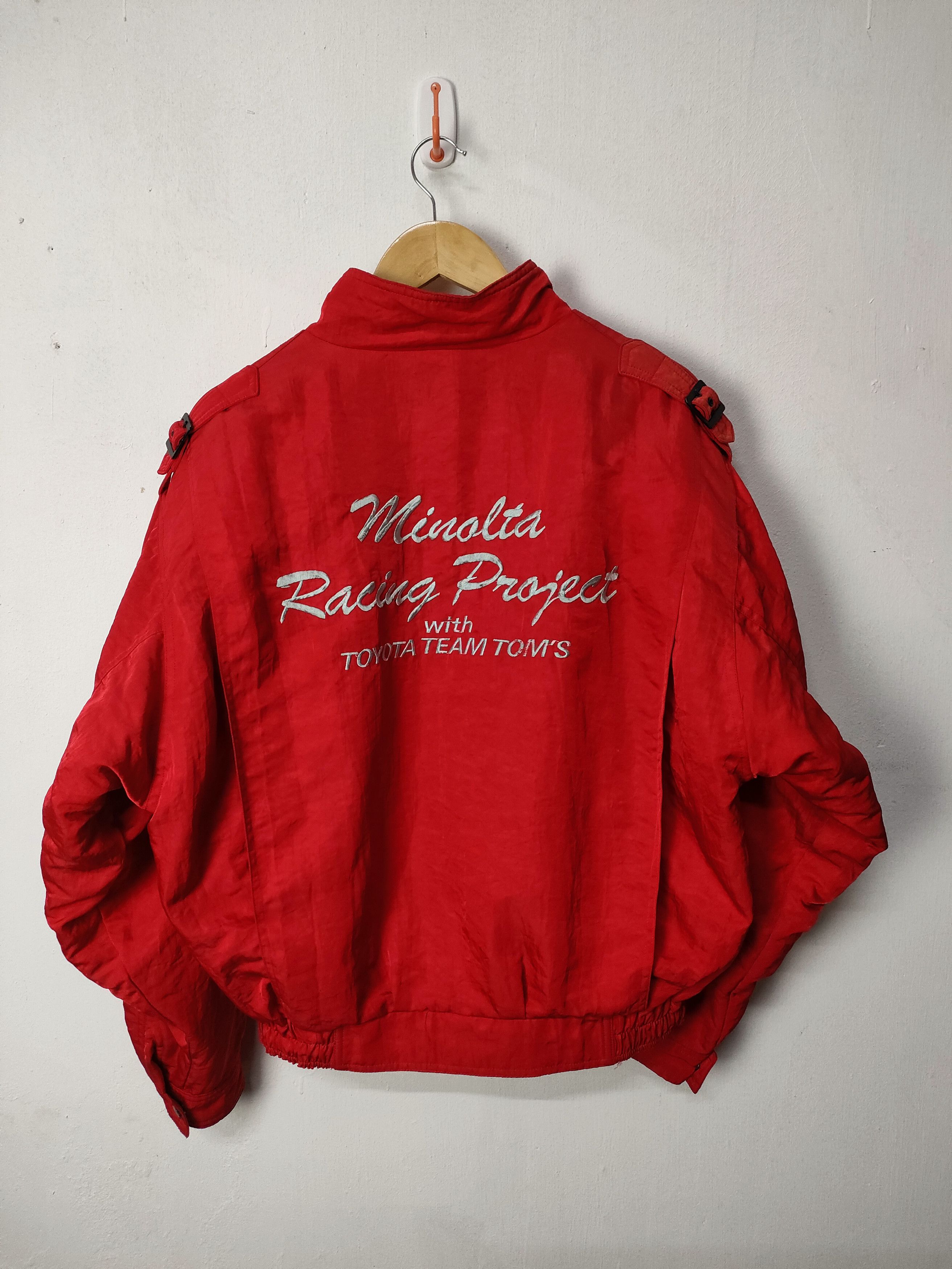 Vintage MINOLTA Toyota Team Tom's Bomber Jacket