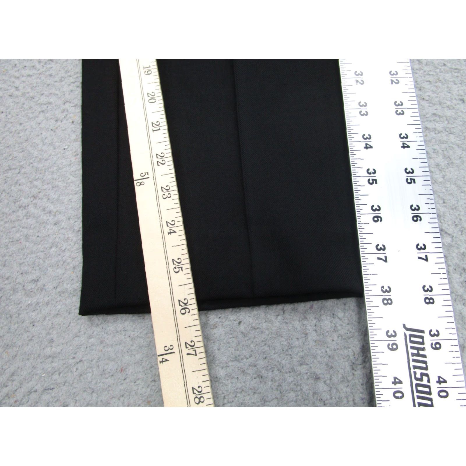 Vintage Presidents Tuscany Dress Pants Mens 32 Black Wool Flat Front Formal Dickens P's Dress Pants Mens 32 Black Wool Flat Front Formal Dickens P's Size US 32 / EU 48 - 4 Thumbnail