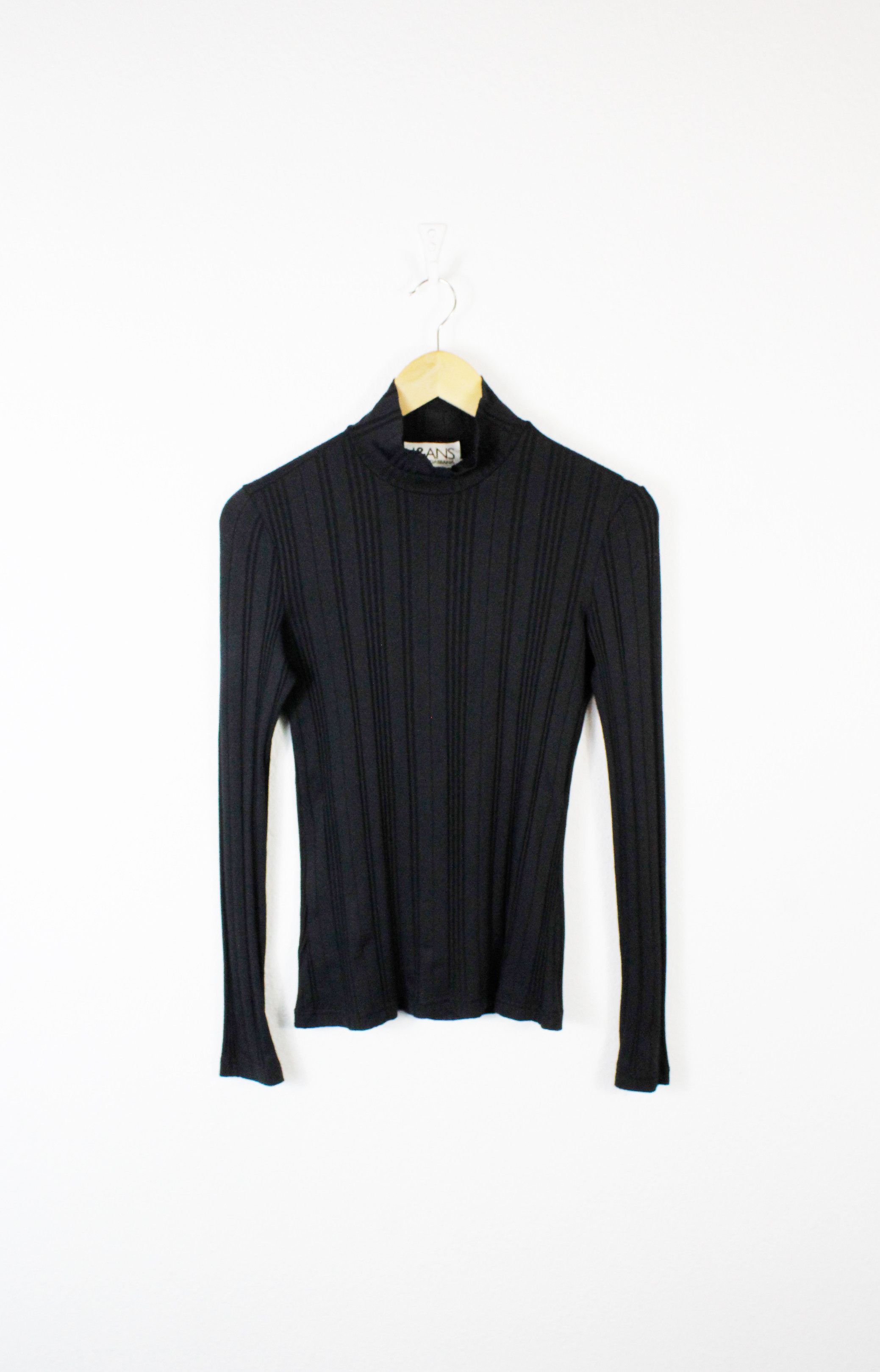 Dolce & Gabbana Womens Dolce & Gabbana Black Ribbed High Mock Neck Sweater Size M / US 6-8 / IT 42-44 - 1 Thumbnail