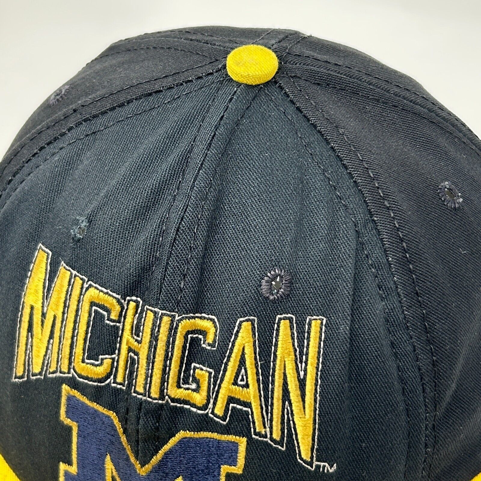 The Game Vintage 90s Michigan Wolverines Hat Baseball Cap The Game Size ONE SIZE - 9 Thumbnail