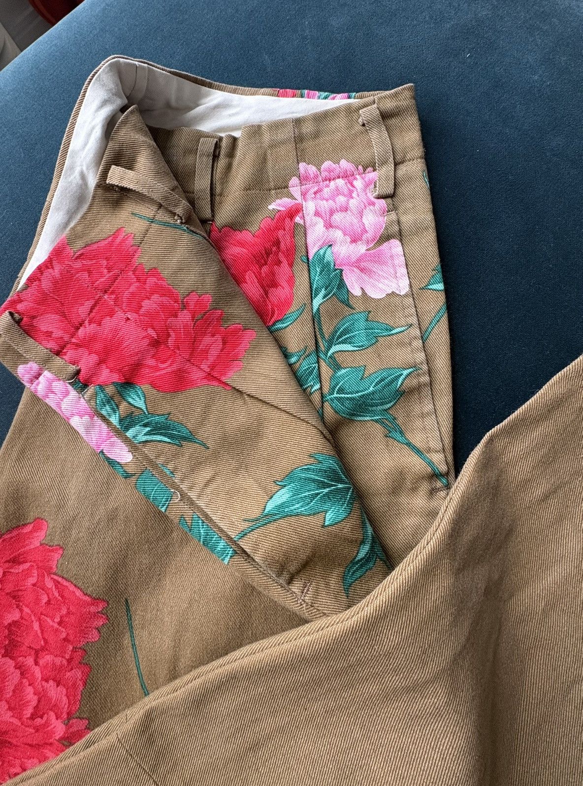 Yohji Yamamoto Deadstock -Archival Yohji Yamamoto 1996 SS Peony Chinos Size US 32 / EU 48 - 13 Thumbnail