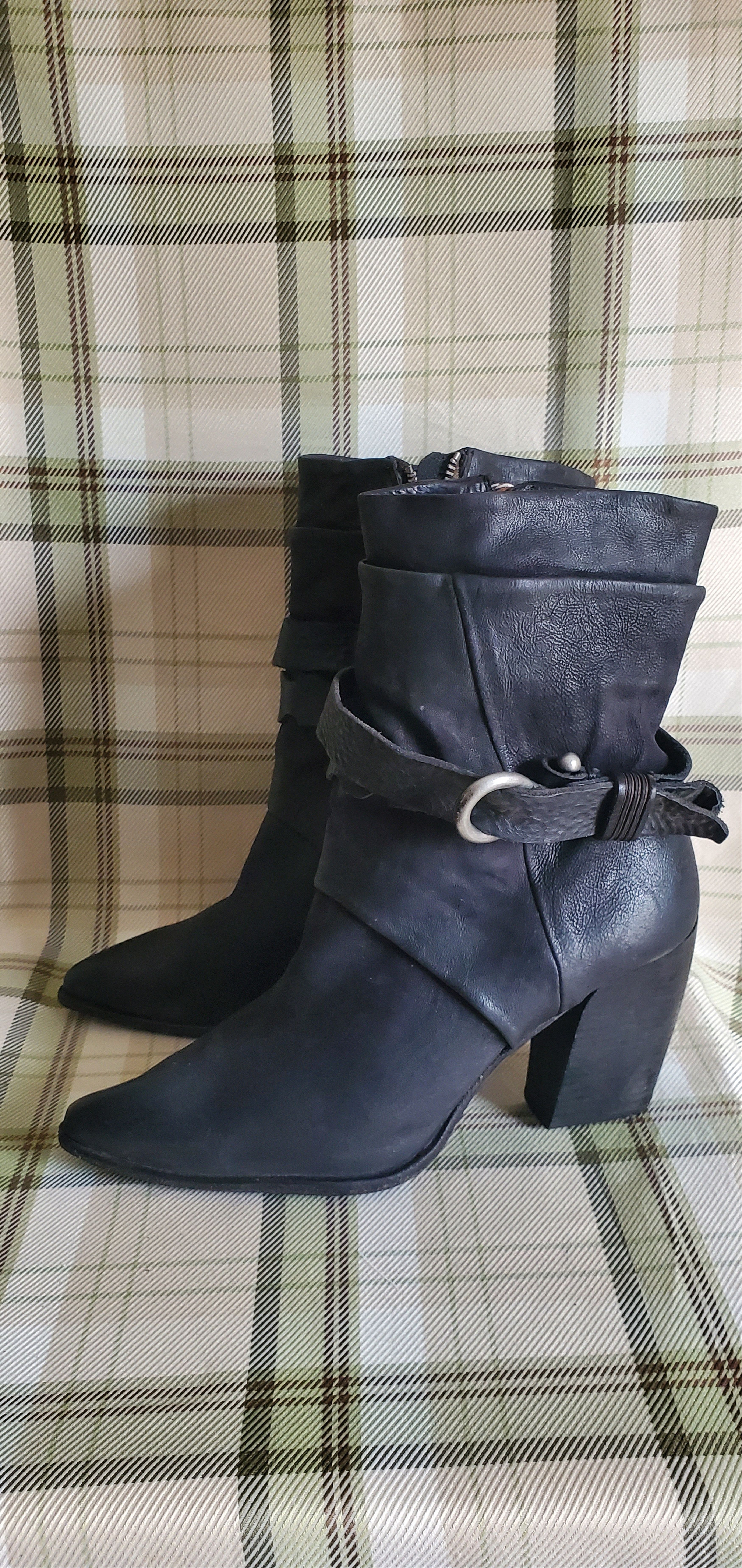 A.S.98 A.S 98 Black Ankle Pull On Boots Size US 10 / IT 40 - 1 Thumbnail