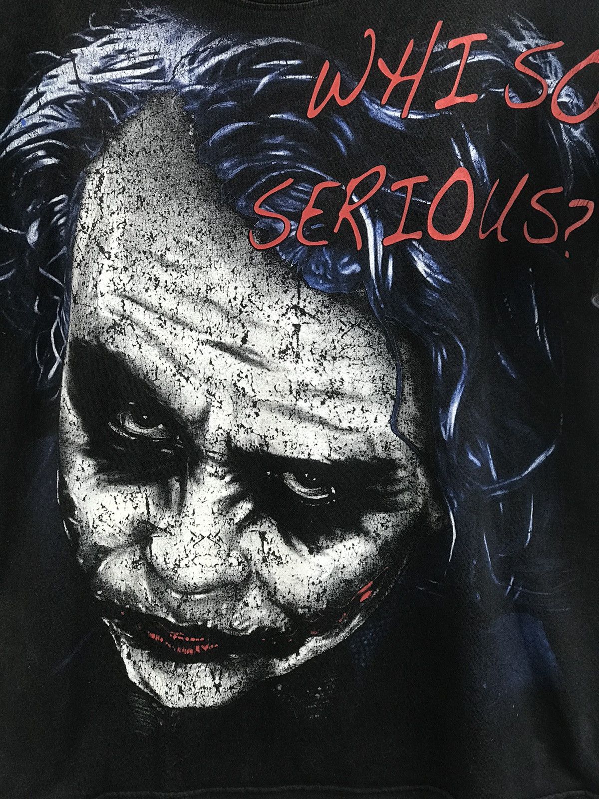 DC Comics × Vintage Vintage faded batman the dark knight joker aop big print M Size US M / EU 48-50 / 2 - 3 Thumbnail