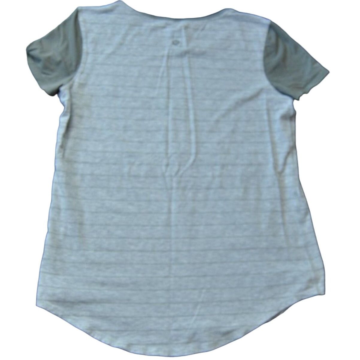 Lululemon Lululemon Striped Gray Short Sleeve Shirt 6 Size M / US 6-8 / IT 42-44 - 2 Thumbnail