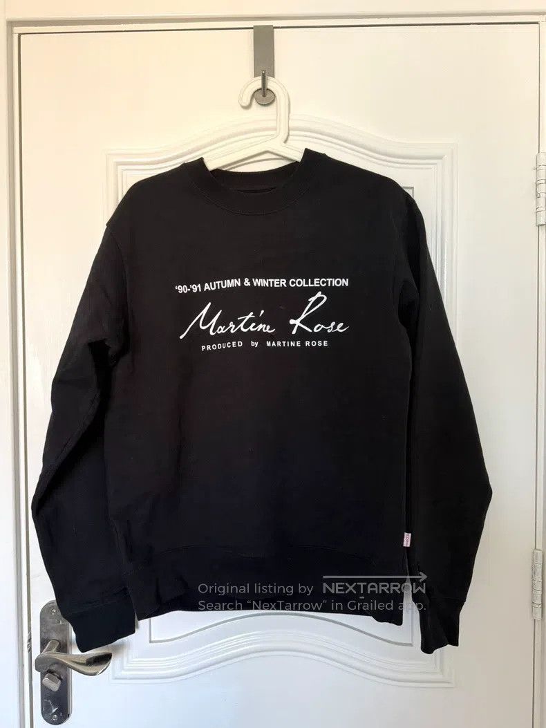 Martine Rose Martine Rose Authentic round-neck sweatshirt Size US S / EU 44-46 / 1 - 1 Thumbnail