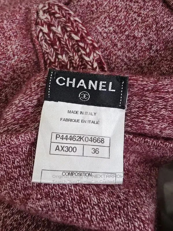 Chanel Chanel Red Cashmere Dress for Autumn . Size S / US 4 / IT 40 - 5 Thumbnail