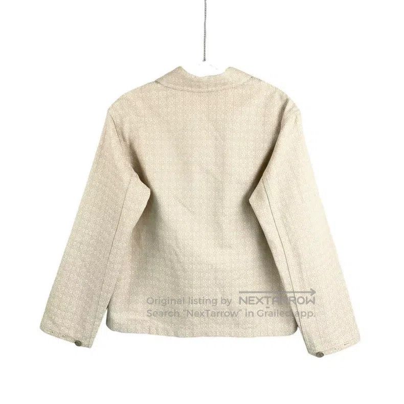 Loewe Loewe Beige full print leather patch coat Size XXS / US 00 / IT 34 - 2 Thumbnail