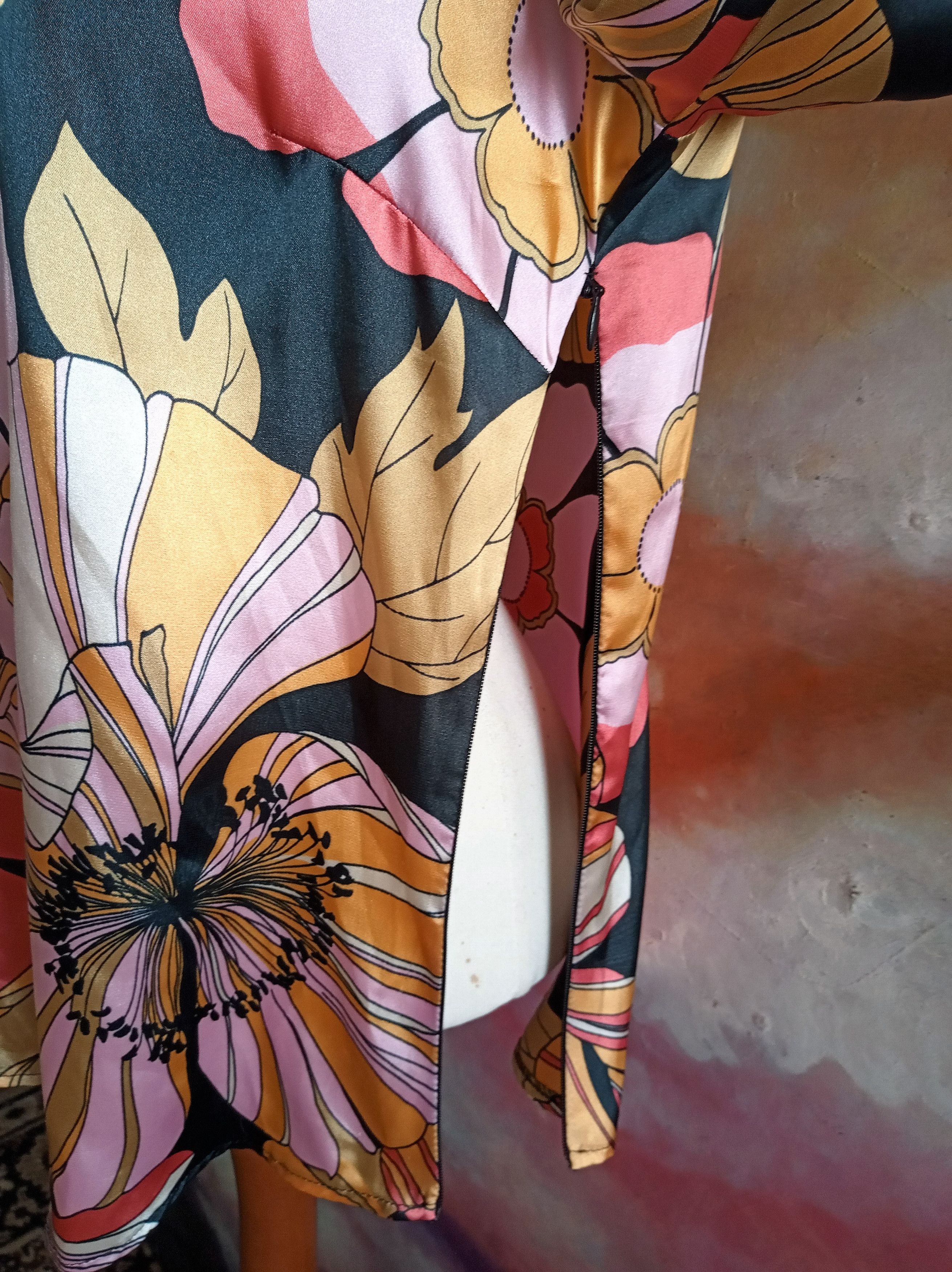 NEXT × Vintage Boho Vintage NEXT satin blouse Size M / US 6-8 / IT 42-44 - 10 Thumbnail