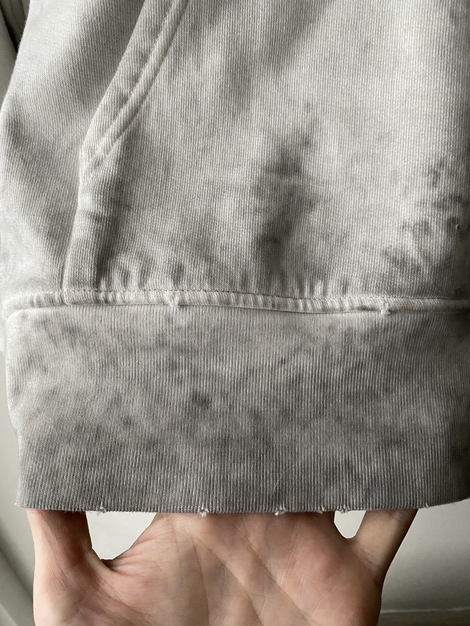 Acne Studios 48/M - Bulky Black Bleached Hoodie Size US M / EU 48-50 / 2 - 13 Thumbnail