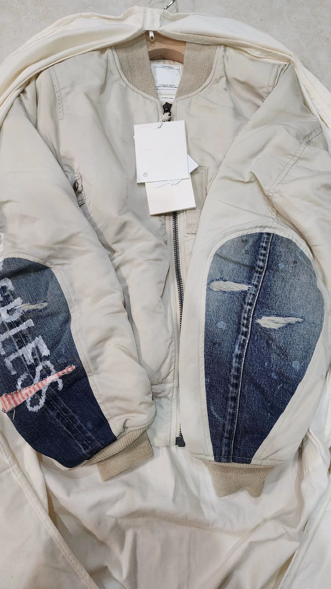 Visvim やすけれ 19ss MA-1 THORSON JKT COLLAGE