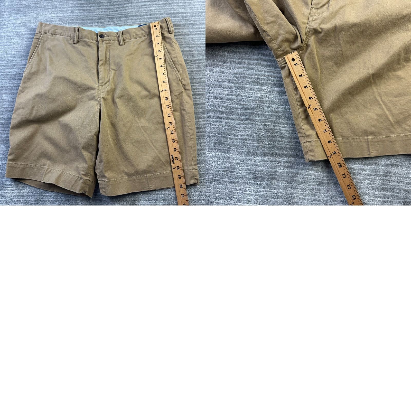 Polo Ralph Lauren Polo Ralph Lauren Shorts Mens 38 Beige Khaki Stretch Twill Pony 9" Casual Chino Size US M / EU 48-50 / 2 - 8 Thumbnail