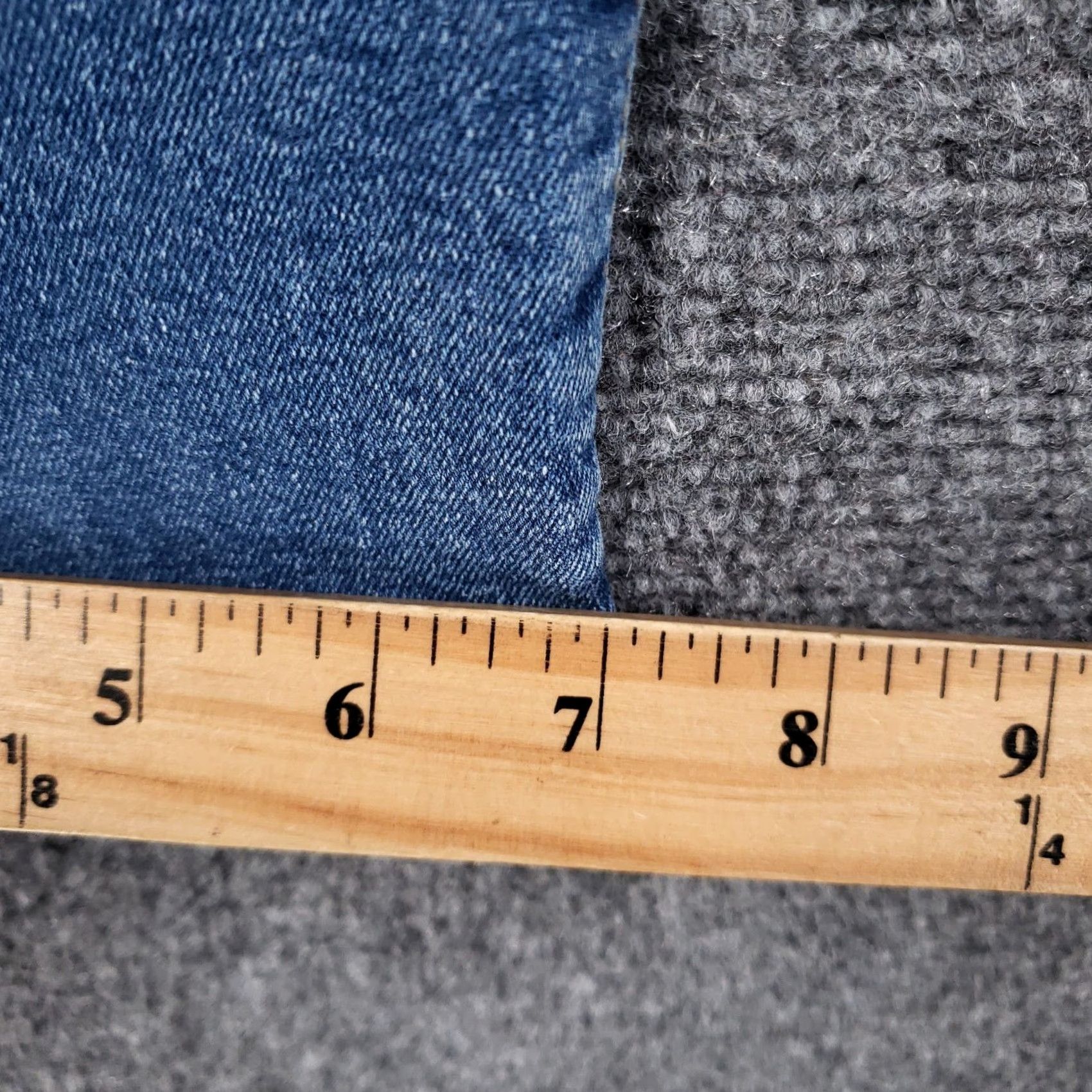 Lucky Brand Lucky Brand Jeans Womens 8 Crop Straight Leg Blue Denim Stretch 5-Pocket Regular Rise Zip Button Inseam 26.5in Medium Wash Size 8 Size 30" / US 8 / IT 44 - 6 Thumbnail
