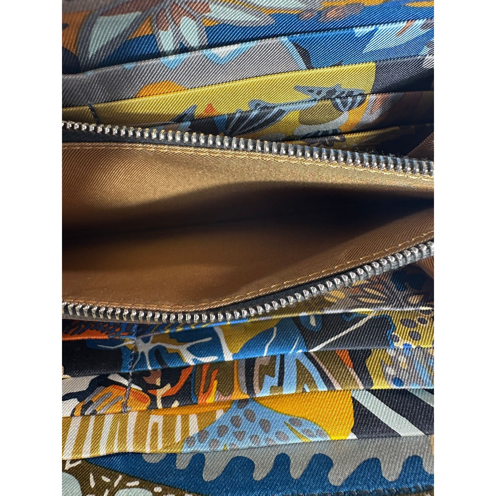 Hermes HERMES Silk'In Classique Long Wallet Off White Zip Around Size ONE SIZE - 19 Thumbnail