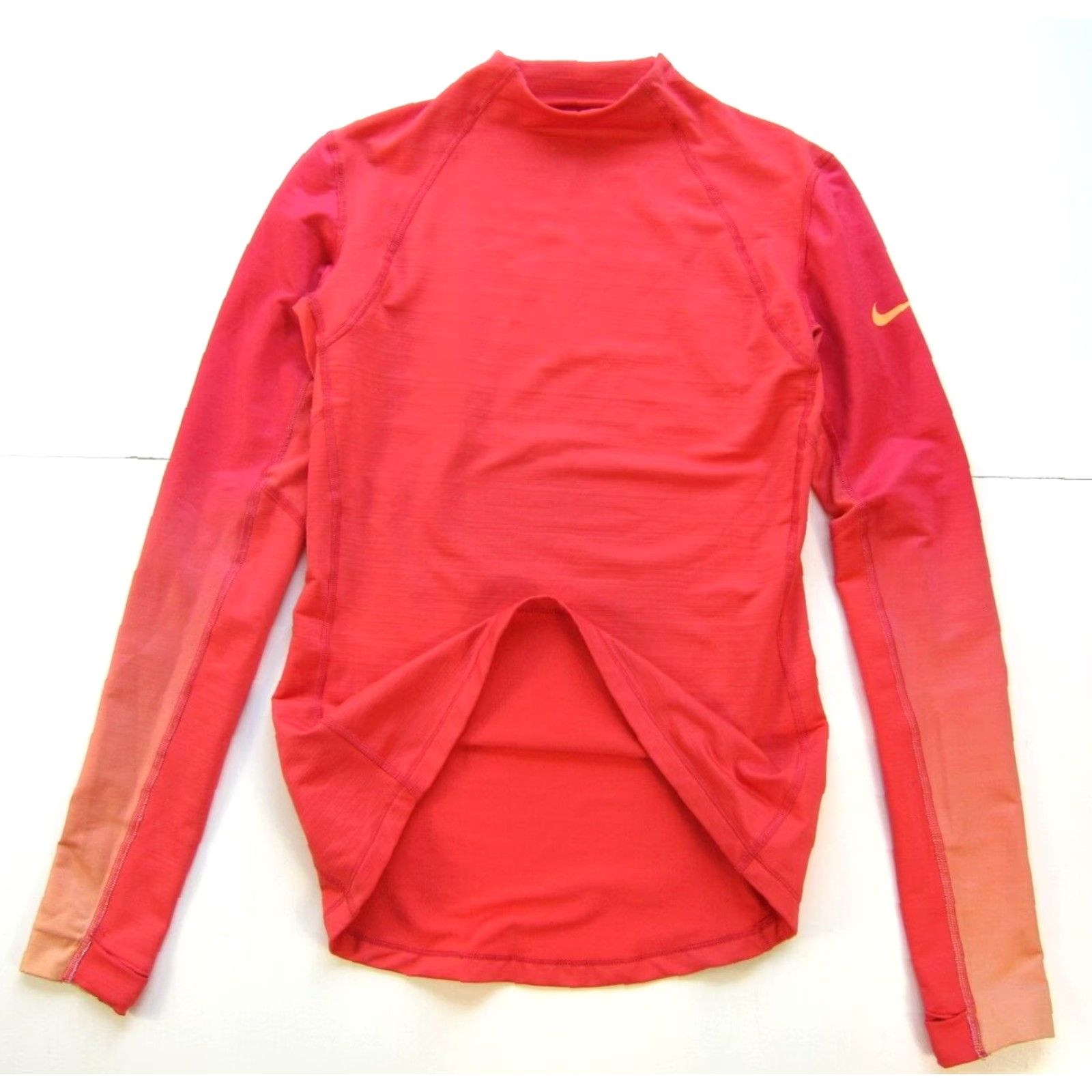 Nike Nike Pro Hyper Warm Pink Thumb Hole Mock Neck Long Sleeve Shirt Woman M Size M / US 6-8 / IT 42-44 - 5 Thumbnail