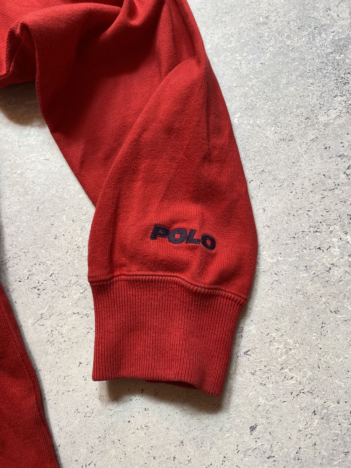 Polo Ralph Lauren Vintage Polo Ralph Lauren Mens Red Sweatshirt Size Medium Size US M / EU 48-50 / 2 - 5 Thumbnail