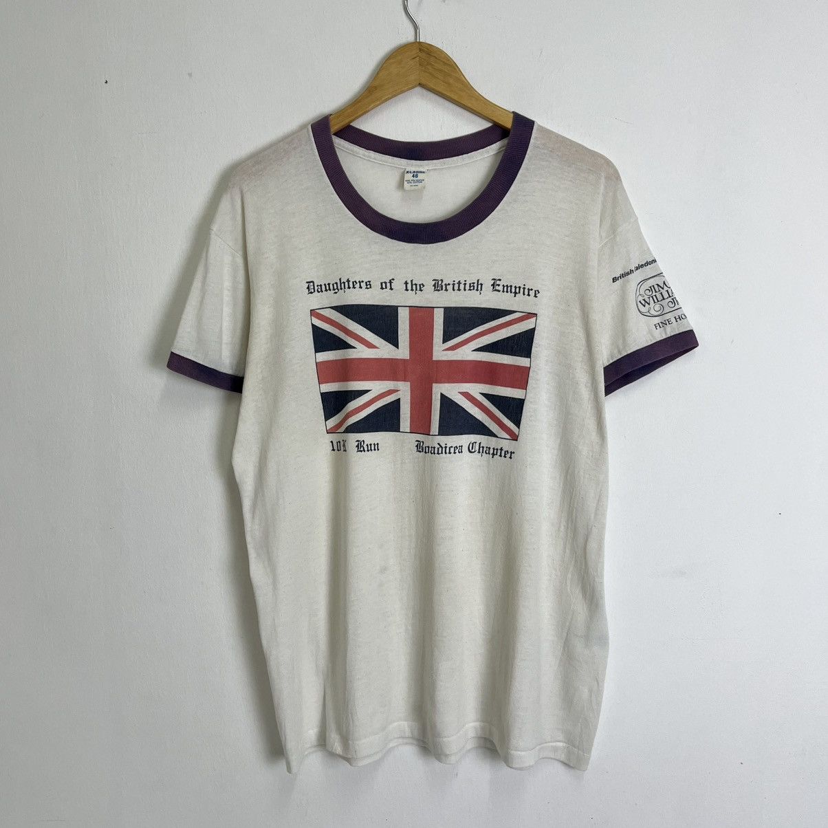 Vintage 80’s Boadicea Chapter Ringer Tee Size US XL / EU 56 / 4 - 2 Thumbnail