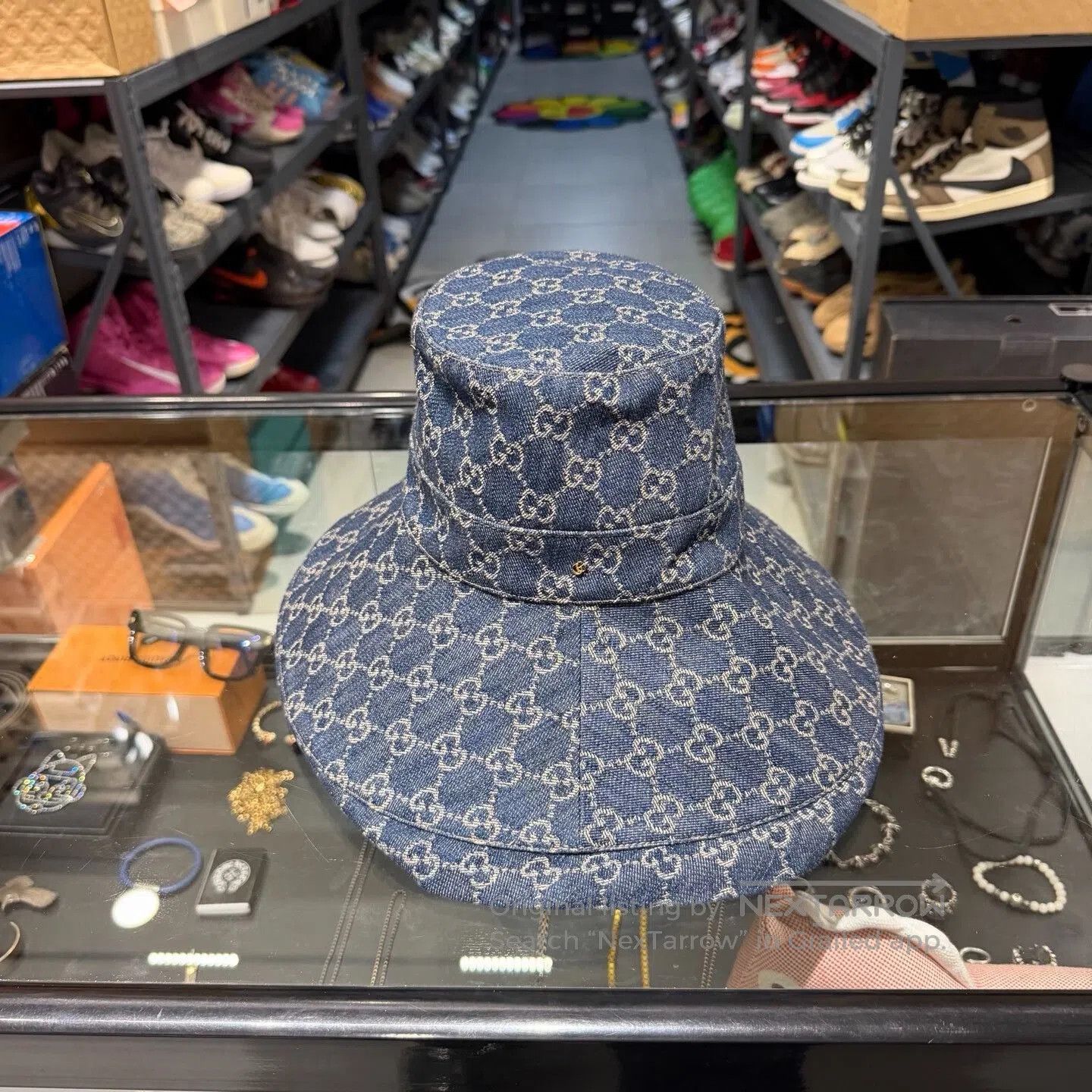 Gucci Gucci Denim Fisherman Hat. Size ONE SIZE - 1 Thumbnail