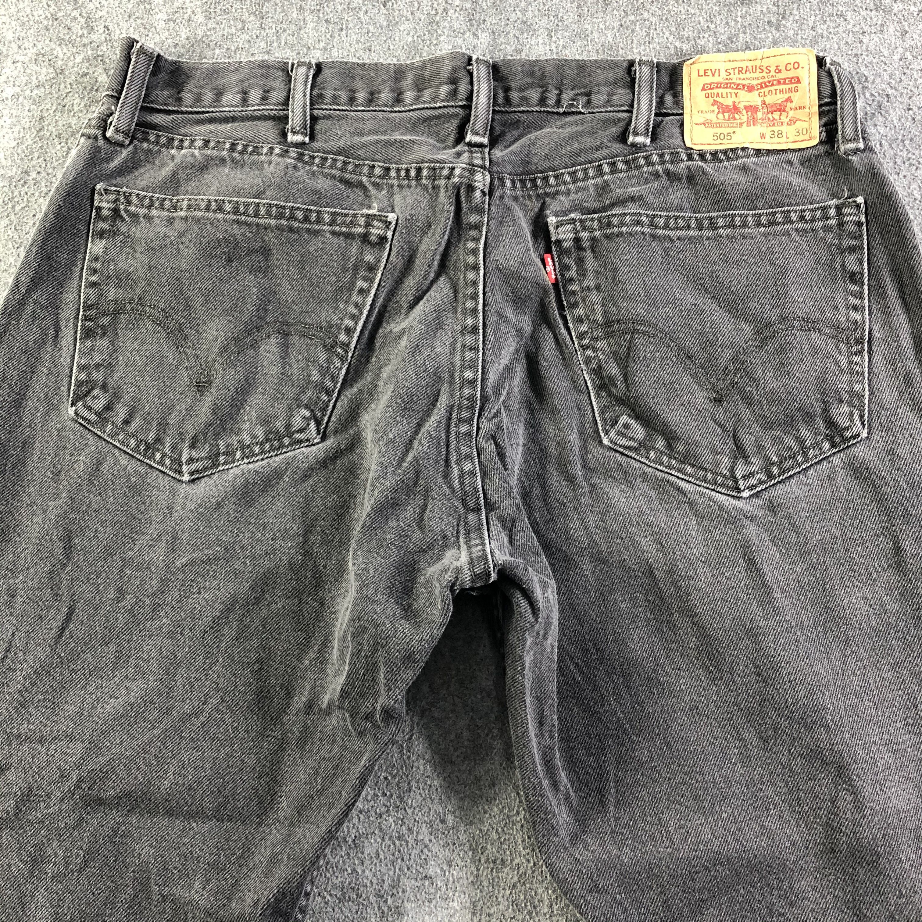 Levi's Vintage Levis 505 Earth Tone Jeans-J3284 Size US 38 / EU 54 - 4 Thumbnail