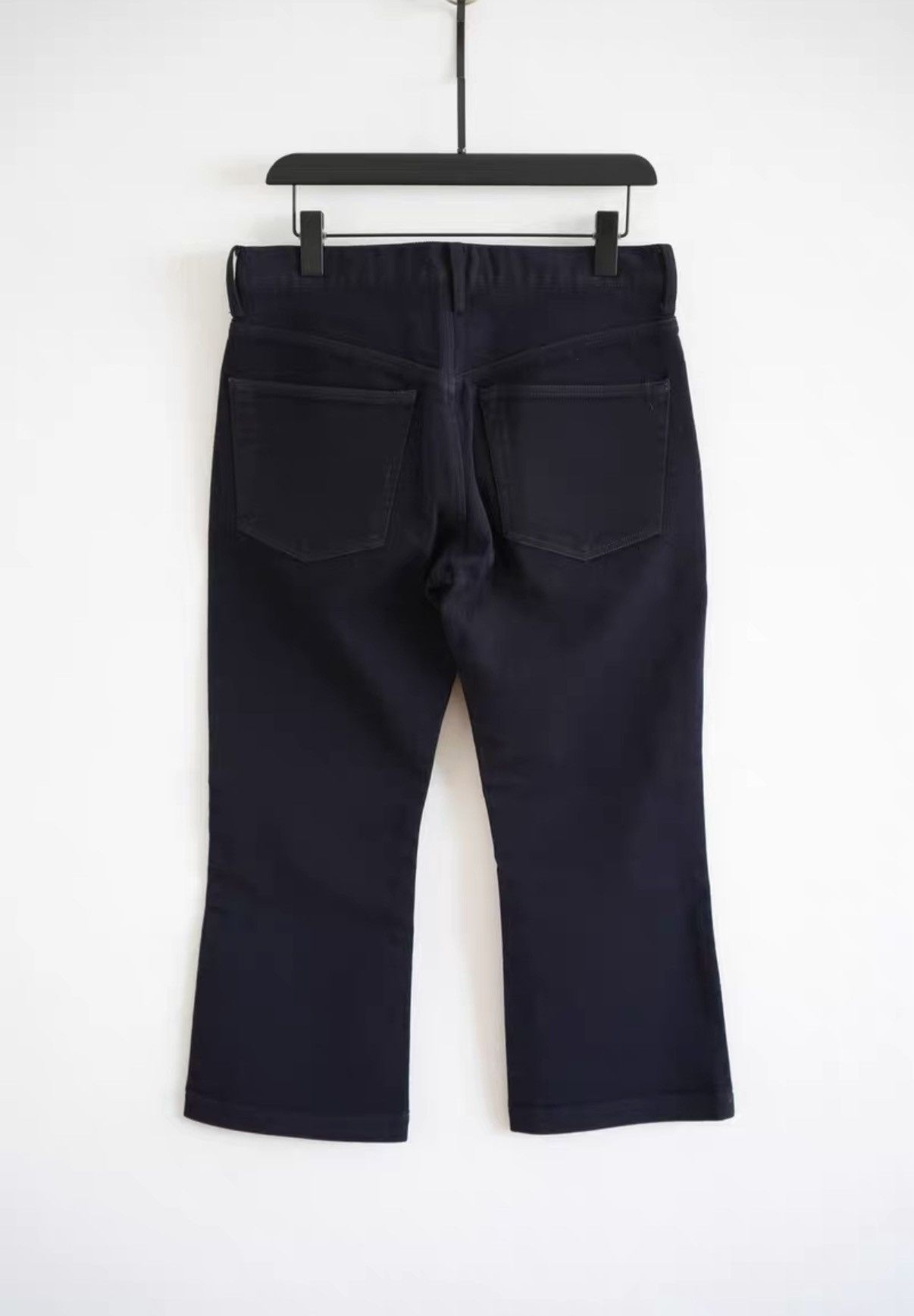 Yohji Yamamoto Yohji Yamamoto 04AW Navy Wool Nylon Jeans K4 Size US 34 / EU 50 - 2 Thumbnail
