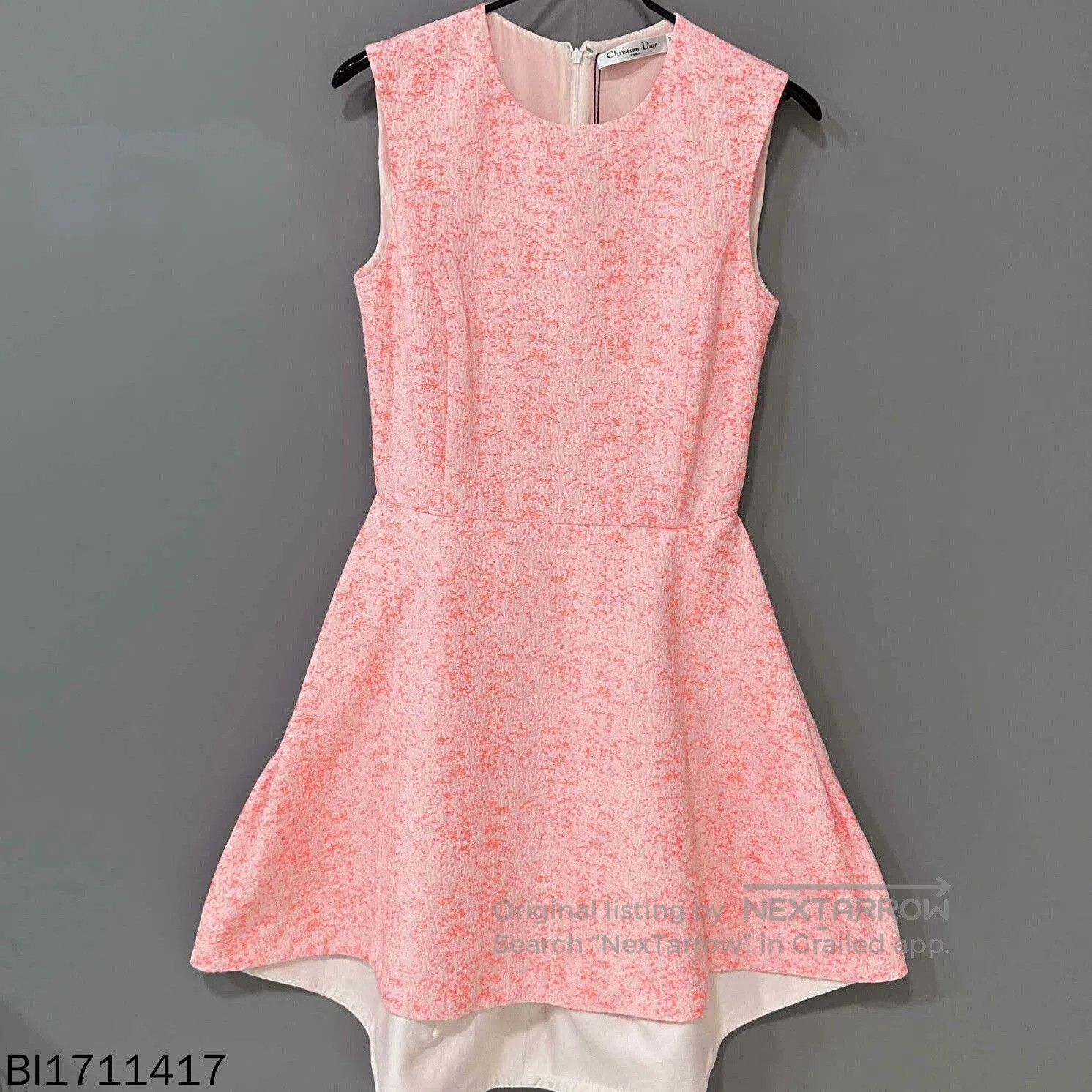 Dior pink sleeveless dress by Dior. Size US 36 / EU 52 - 1 Thumbnail