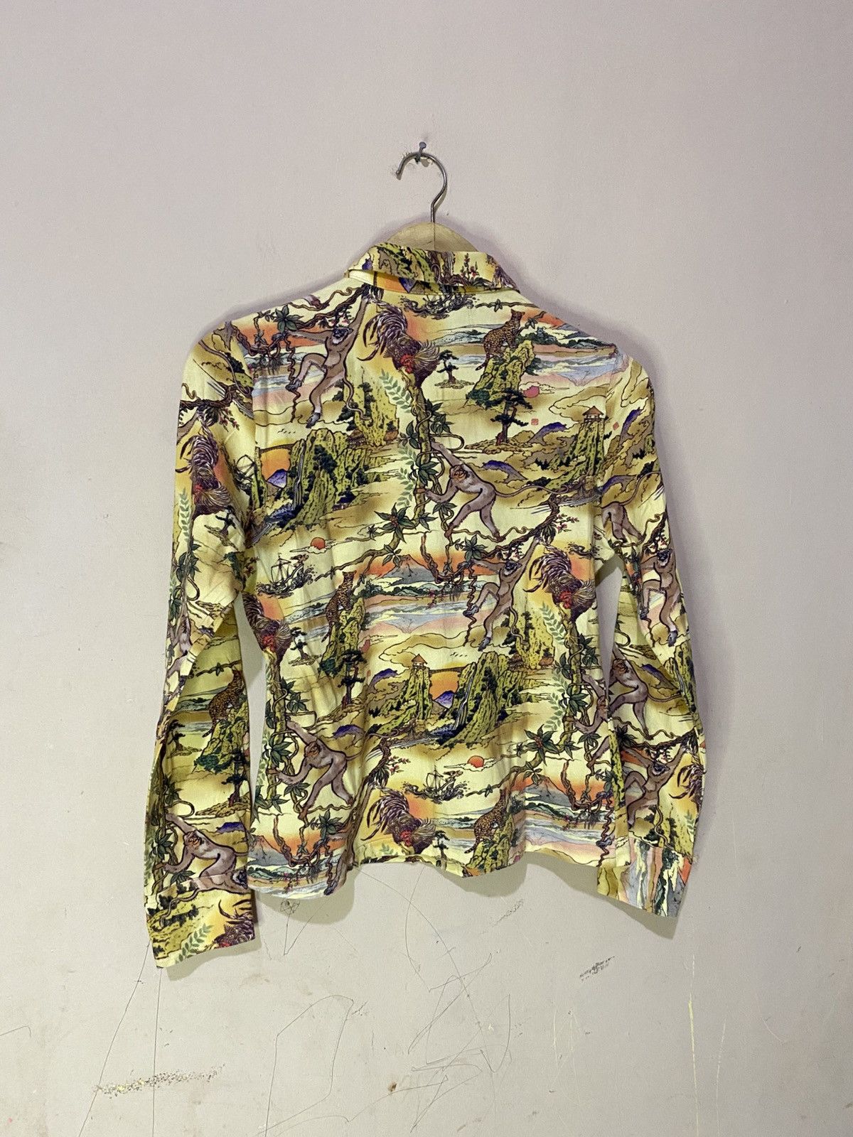 Japanese Brand 2000s Mash Mania Zoo Art Over Print Long Sleeve Size XS / US 0-2 / IT 36-38 - 12 Thumbnail