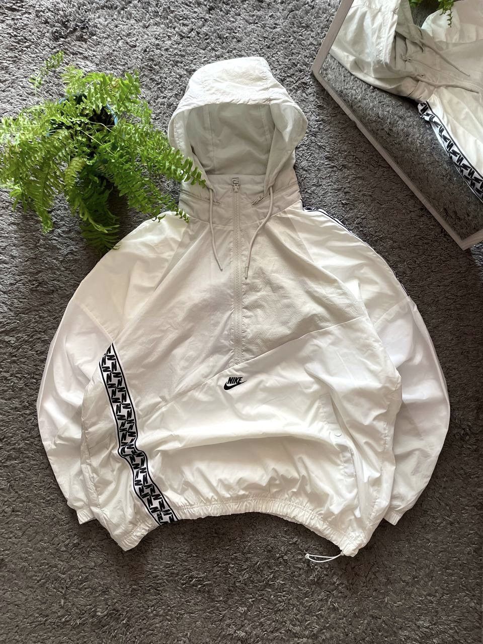 Nike × Vintage Nike Anorak Light Jacket Streetwear Big Logo Swoosh Rare Y2k Size US L / EU 52-54 / 3 - 2 Thumbnail