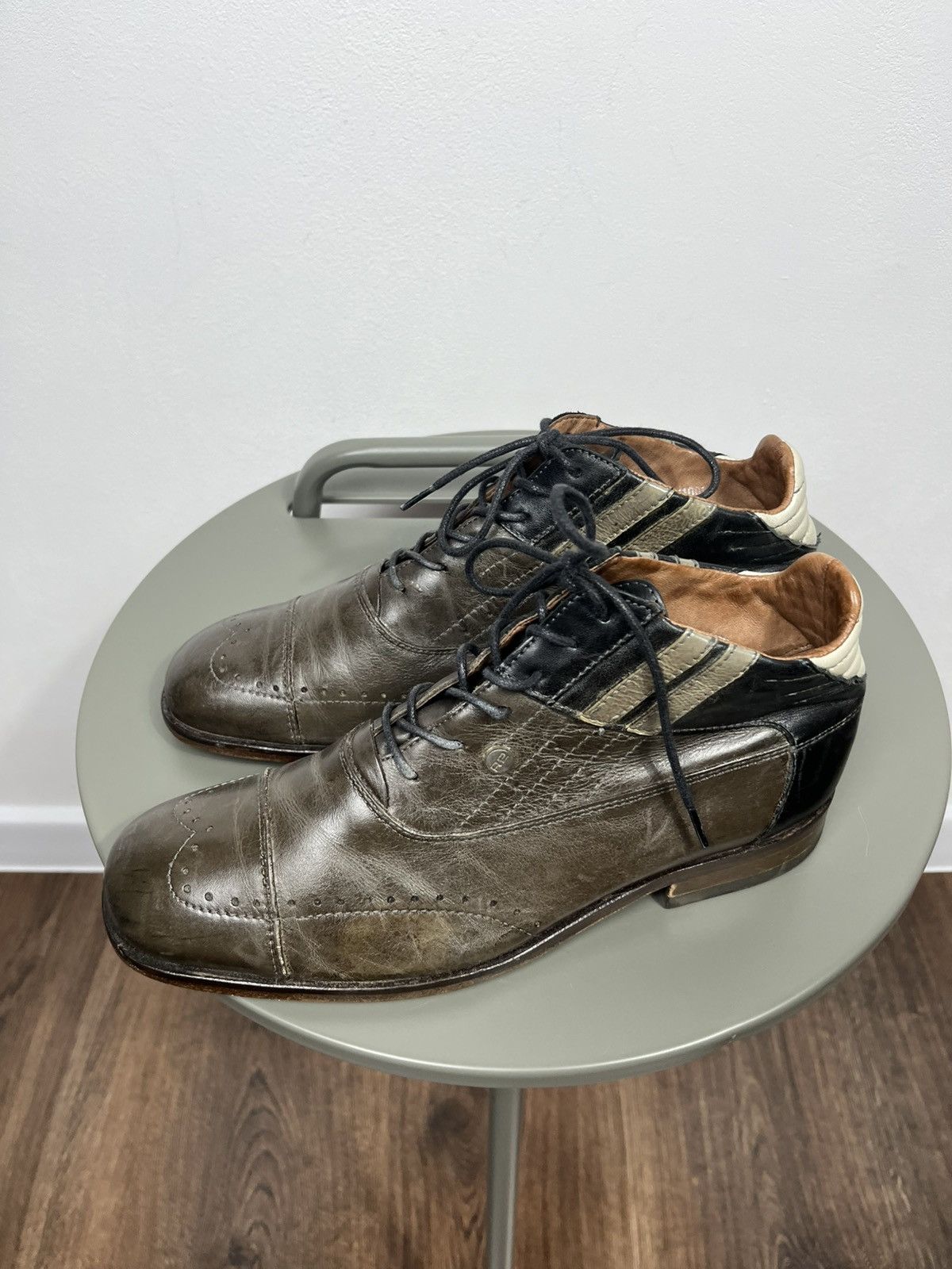 Leather Men’s Real Leather Brogue Shoes EU 40 Brown Lace Up Size US 6 / EU 39 - 7 Thumbnail