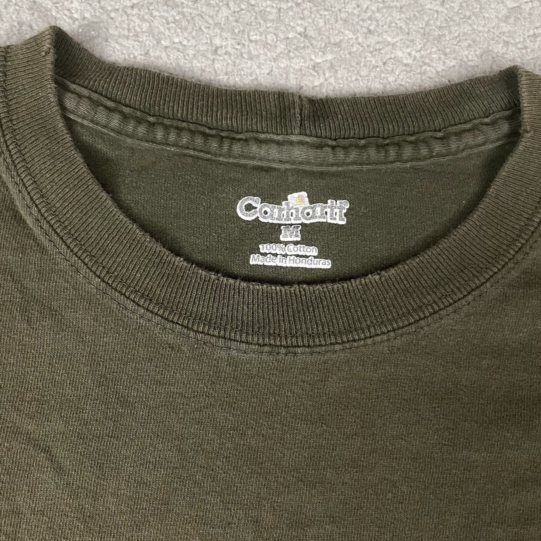 Carhartt VINTAGE Carhartt Shirt Adult Medium Green Pocket Original Casual Distressed Cropped M Size US M / EU 48-50 / 2 - 4 Thumbnail