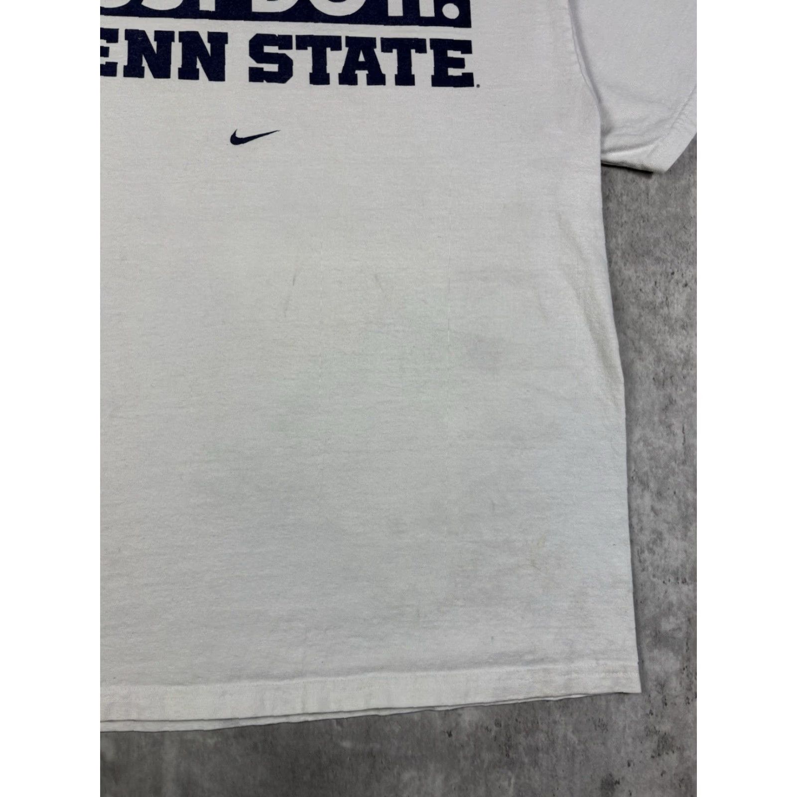 Nike VINTAGE Nike Penn State Just Do It T Shirt Center Swoosh size M Size US M / EU 48-50 / 2 - 5 Thumbnail