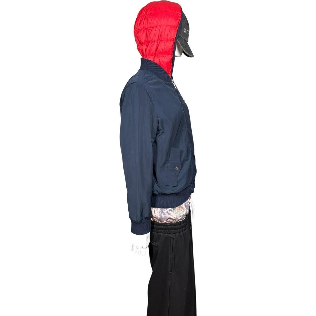 Tommy Hilfiger Tommy Hilfiger Navy Bomber Jacket with Red Hood Size US M / EU 48-50 / 2 - 3 Thumbnail