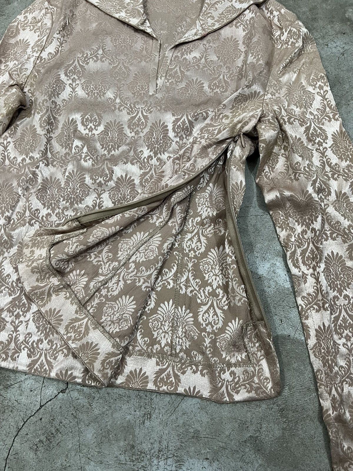 Designer × Katharine Hamnett London × Vintage 90’s Katharine Hamnett Body Slim Patterened Top Size XS / US 0-2 / IT 36-38 - 3 Thumbnail